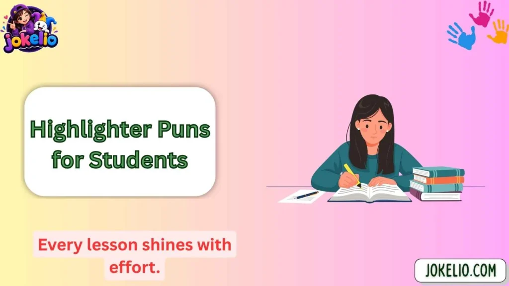Highlighter Puns for Students